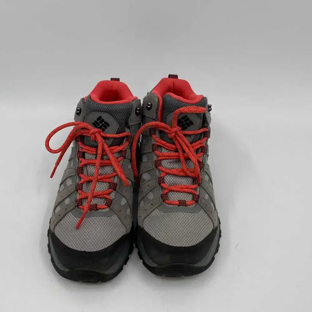 Columbia Gray/Coral Winter Boots | Women’s US 8, Textile Nylon
